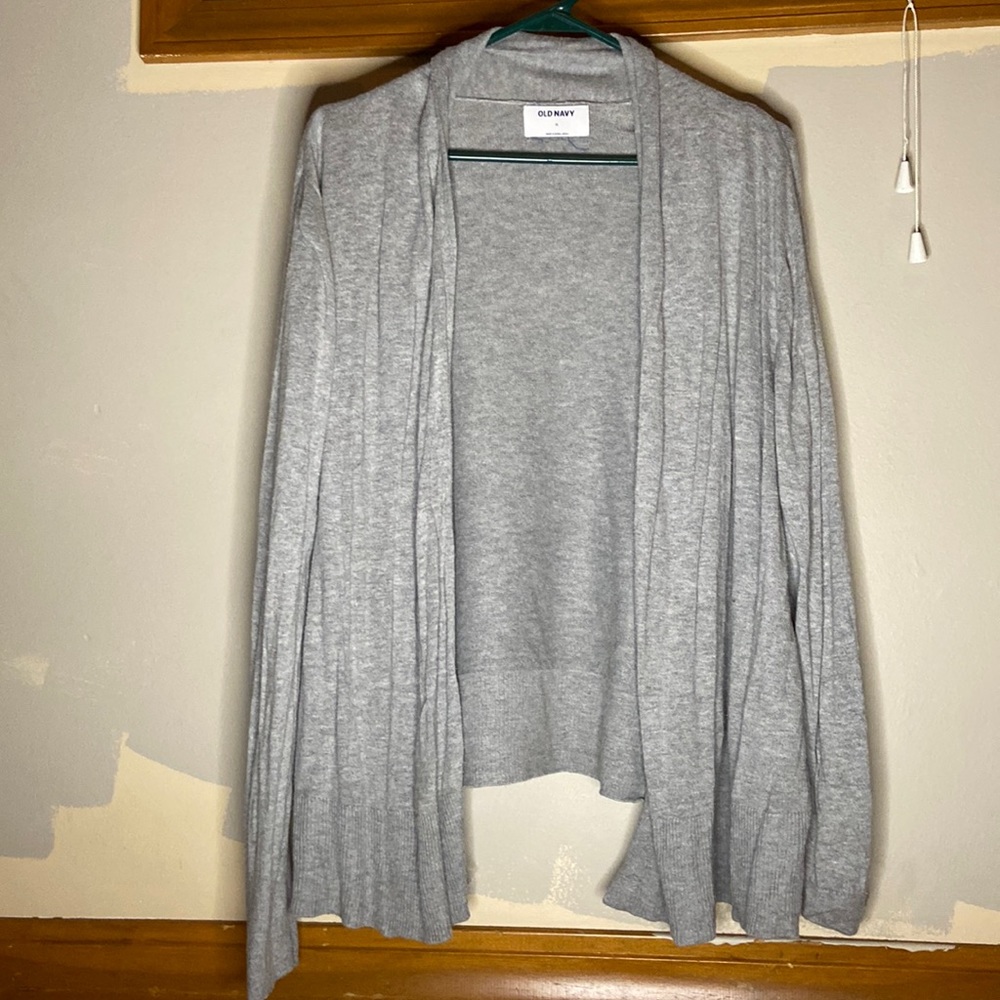 Grey cardigan